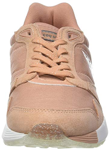 LE COQ SPORTIF Omega X W Metallic Silve, Zapatillas Mujer, Beige (Dusty Coral/Old Silver Rose), 37 EU