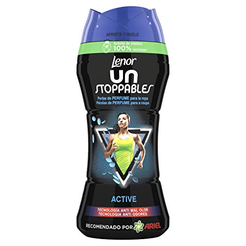 LENOR Unstoppable Active 210GR, Perlas de Perfume para la Ropa, Negro, Estándar (392-0221)