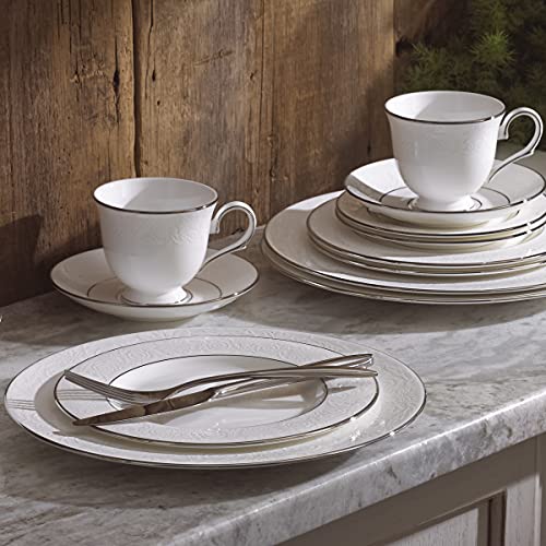 Lenox – Artemis 5 piezas del Lugar vajilla de mesa de porcelana Artemis de Lenox Salad Plate blanco