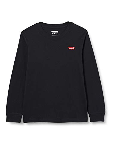 Levi's Kids LVB L/S BATWING CHESTHIT TEE C706 Camiseta negro para Niños