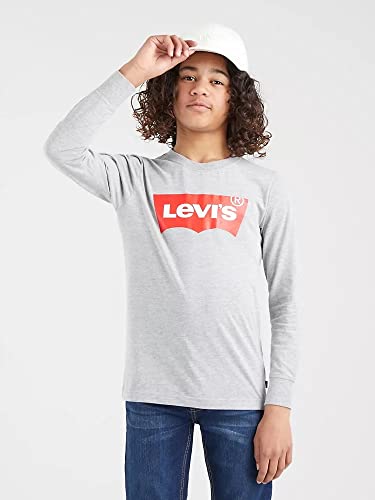 Levi's Kids Lvb L/S Batwing Tee Camiseta de manga larga Grey Heather para Niños