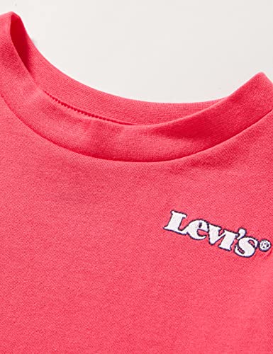 Levi's kids Lvg High Rise Jordi tee Shirt Tnica, Frambuesa, 10 años Niñas