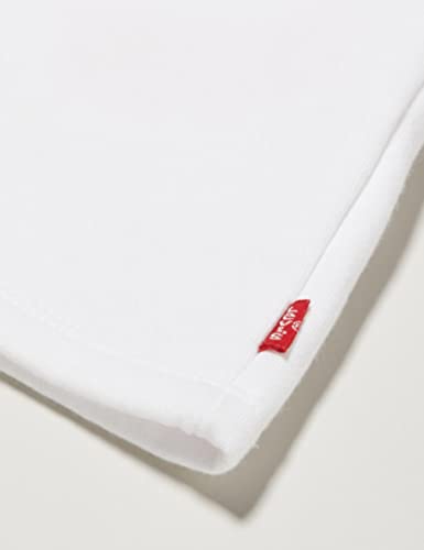 Levi's kids Sudadera de Manga Larga con Capucha de Talle Alto, Blanco, 10 años para Niñas