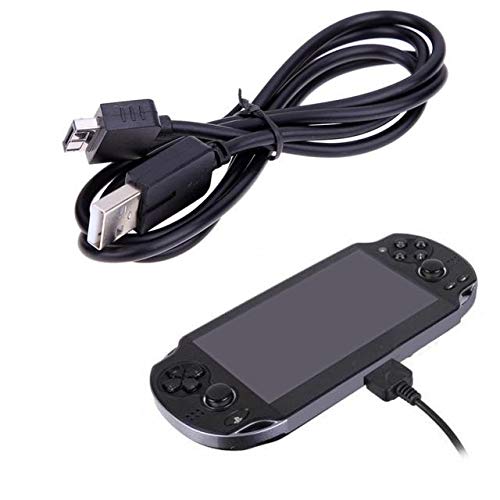 Link-e - Cable cargador USB de 3 metros compatible con la consola PS Vita (alimentación, transferencia datos, conexión PC)