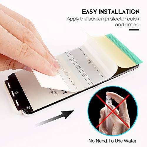 LK Compatible con Samsung Galaxy Note 20 Ultra Protector de Pantalla,2 Pack Protector Pantalla y 2 Pack Protector de Lente de cámara, Película Protectora de TPU,Doble protección