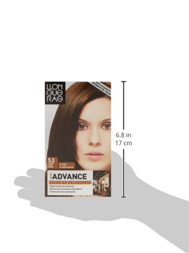 Llongueras Advance Tinte de Cabello Permanente Tono #5.3 Castaño Claro Dorado