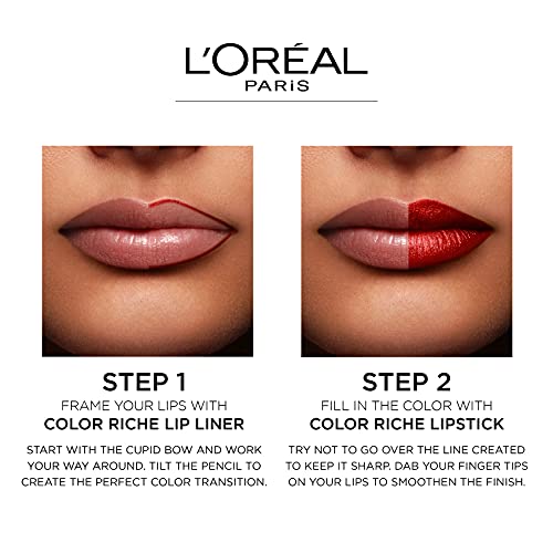 L'Oréal Paris Color Riche Couture Lápiz De Labios, 107 Seine Sunset