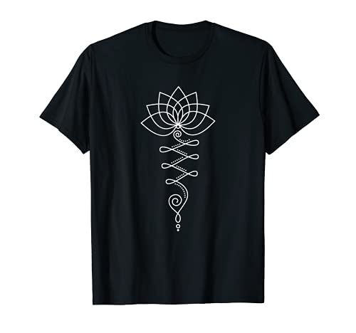 Lotus Flower Unalome Yoga Meditación Conciencia Zen T-shirt Camiseta