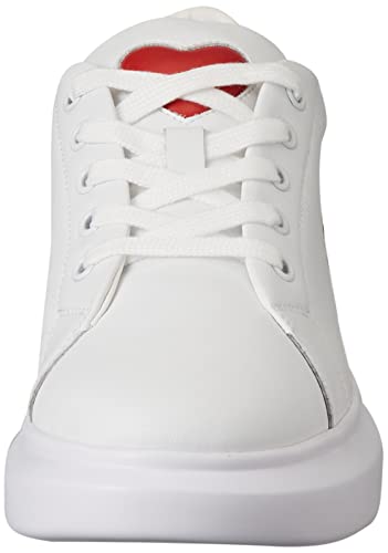 Love Moschino Nuova pre-Collezione Primavera Estate 2022, Zapatillas Deportivas Mujer, Bianco, 35 EU