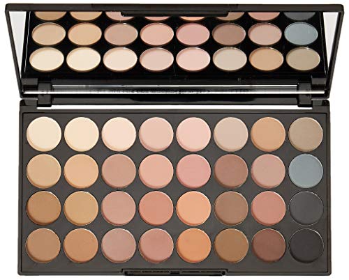 Makeup Revolution Ultra Eyeshadow Palette Flawless Matte Paleta 32 matowych cieni do powiek 16g