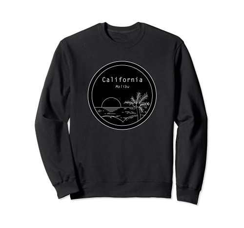 MALIBU Los Angeles California Beach Surfer USA vacation Sudadera