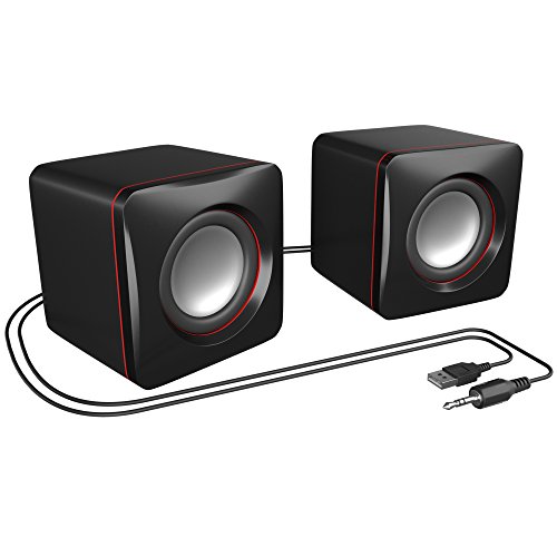 Mars Gaming MAS0, Altavoces Gaming Compactos, 8W, USB, Jack 3.5mm, PC/Mac/Smartphone/Tablet