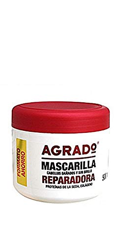 Mascarilla para el pelo, mascarilla reparadora para pelos secos y dañados 500ml - Agrado