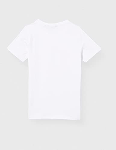 Mexx Crewneck Logo T-Shirt Camiseta, Blanco, 110/116 cm para Niños