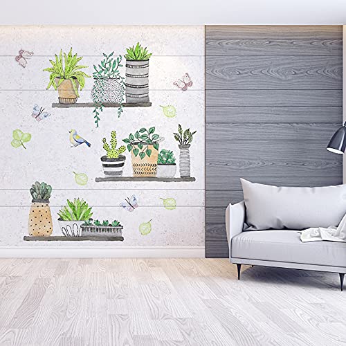 milaosk Pegatinas Decorativas Pegatinas de Pared de Planta Adhesivos Pared Para Dormitorio Sala de Estar Cuarto de los Niños, Arte de Bricolaje Hogar Pegatina Mural (30*90cm)