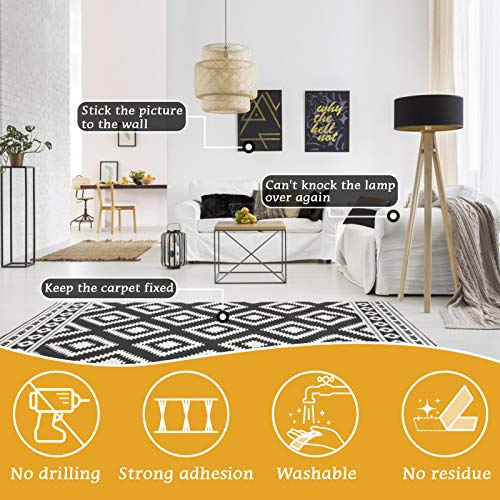 MIMEIMIAI Cinta Adhesiva Extra Fuerte, Cinta Doble Cara Lavable, Cinta de Doble Cara Multifuncional Cinta Adhesiva Extraíble Transparente 16.4FT Nano Tape, para Pared, Alfombra, Fijación de Fotos