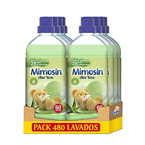 Mimosin Suavizante Concentrado Aloe Vera 60 lavados - Pack de 8