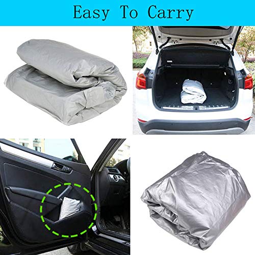 Mintice Cubierta de Coche Impermeable Funda Cubre Sol Nieve Polvo lluvia Resistente Protección Automotriz Proteger de Almacenamiento S