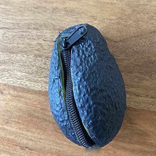 Monedero de Aguacate, Decoracion de Aguacate, Regalo Original, Funda de agucate de Silicona, Aguacate Realista