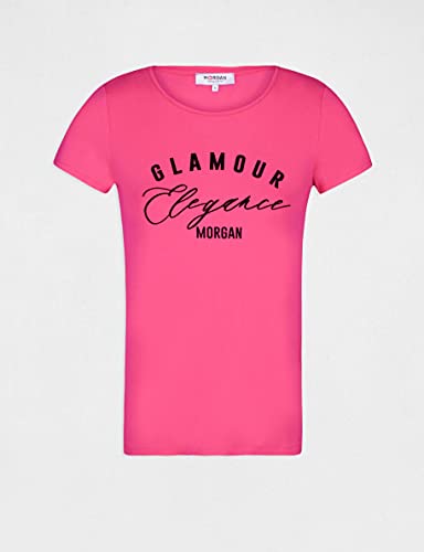 Morgan Tshirt DPINK Camiseta, Bonbon, TM para Mujer