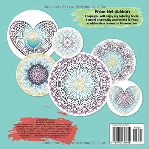 Motivo de amuleto Libro de colorear para adultos 200 páginas - La belleza es un nectar que intoxica el alma. (Mandala)