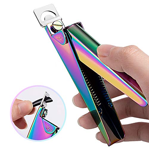 MWOOT Cortaúñas, Cortadores de Punta para Uñas Artificiales Acrílicas, Inoxidable Acero Profesional Manicure Pedicure Trimmer Herramientas para el cuidado de las uñas Accesorios