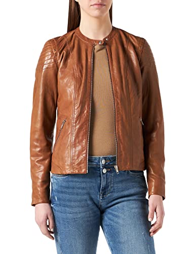 Naf Naf Clim Chaqueta, Naranja (Cognac 250), 38 para Mujer