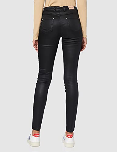 Naf Naf Fcoaty Pantalones de Vestir, Negro, 38 para Mujer