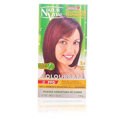 Naturaleza y Vida Coloursafe Tinte Permanente Tono 5.5 Caoba - 150 ml