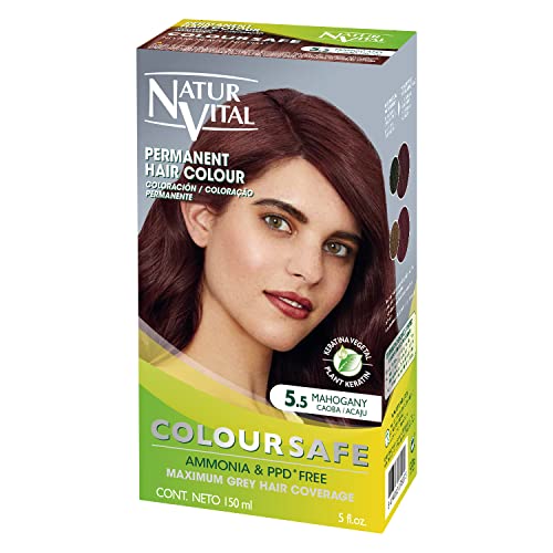 Naturaleza y Vida Coloursafe Tinte Permanente Tono 5.5 Caoba - 150 ml