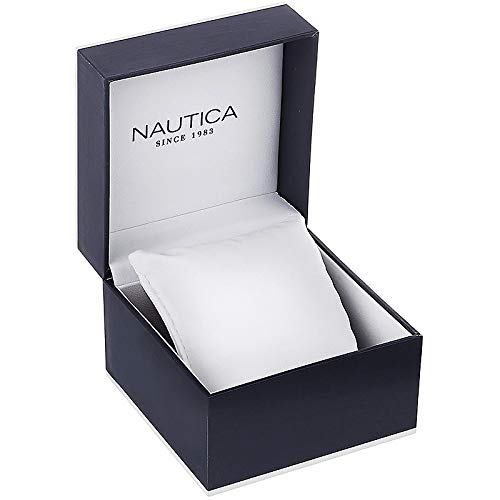 Nautica Men's Quartz Fabric Strap, Gray, 20 Casual Watch (Model: NAPLSS003)