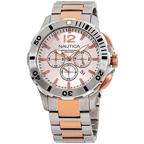 Nautica Quartz Movement Silver Dial Men's Watch A27525G