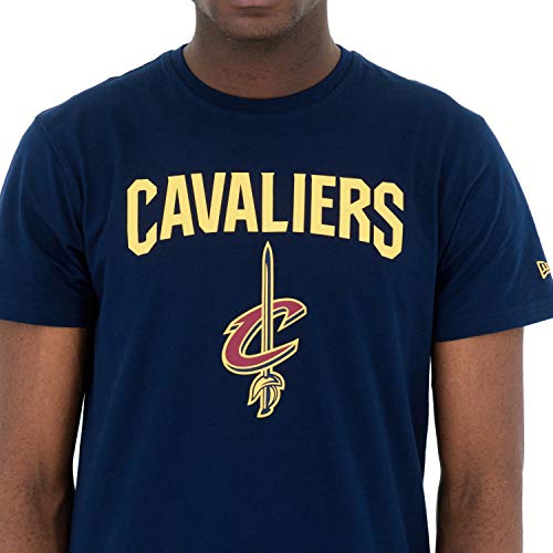 New Era Cleveland Cavaliers Camisa, Sin género, Azul (Osb), XS