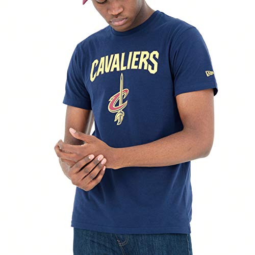 New Era Cleveland Cavaliers Camisa, Sin género, Azul (Osb), XS