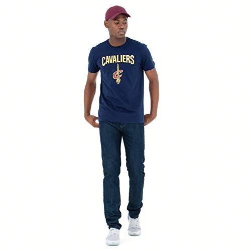 New Era Cleveland Cavaliers Camisa, Sin género, Azul (Osb), XS