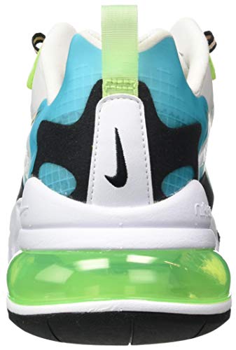 Nike Air MAX 270 React Se, Zapatillas para Correr Hombre, Oracle Aqua/Black-Ghost Green, 46 EU