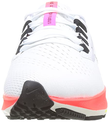 Nike Air Zoom Pegasus 38 T, Zapatillas para Correr Mujer, White/Black-Football Grey-Pink, 37.5 EU