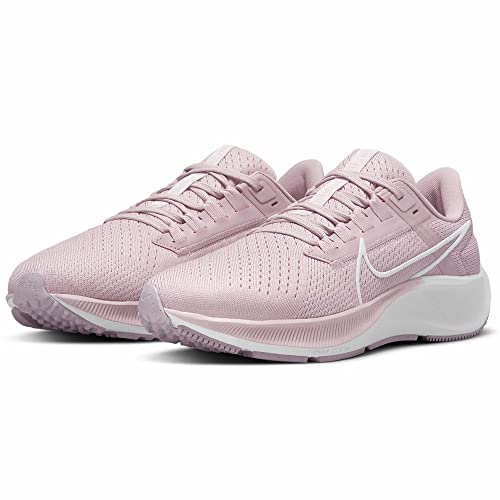 Nike Air Zoom Pegasus 38, Zapatillas para Correr Mujer, Champán White Barely Rose Arctic Pink, 40.5 EU