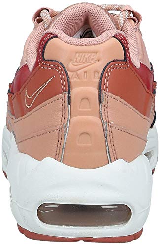 Nike Wmns Air MAX 95, Zapatillas de Atletismo Mujer, Multicolor (Team Crimson/Dusty Peach/Rose Gold 607), 37.5 EU