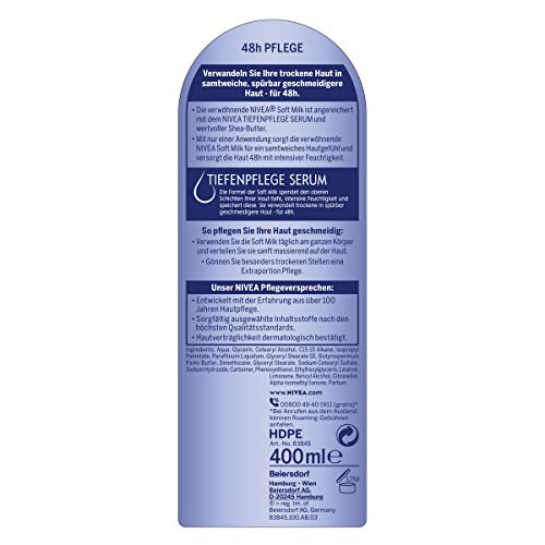 NIVEA Leche Suave Corporal 400 ml