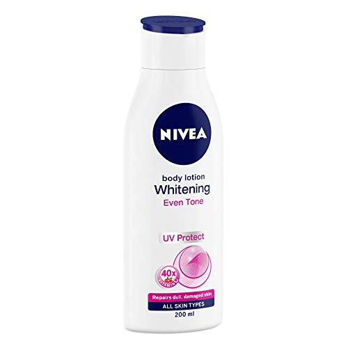 Nivea Loción Corporal Blanqueamiento Tono Incluso Protección UV, Todo Tipo de Piel (200 ml)