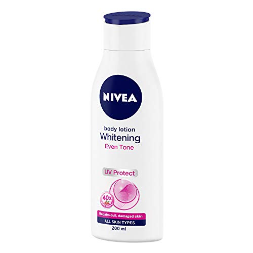 Nivea Loción Corporal Blanqueamiento Tono Incluso Protección UV, Todo Tipo de Piel (200 ml)