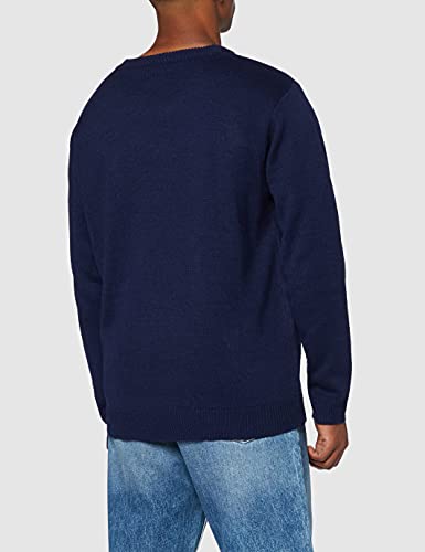 NIZZIN Unisexo Maples, suéter Hombre, Azul (Blue), Medium