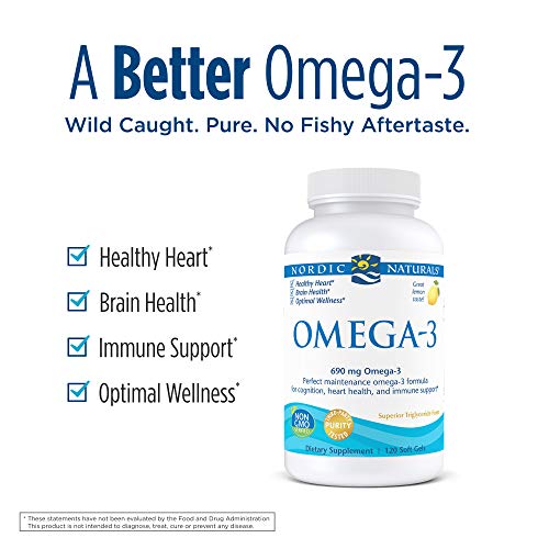 Nordic Naturals Omega-3, 690 Mg De Limón - 120 Cápsulas Blandas 120 Unidades 210 g