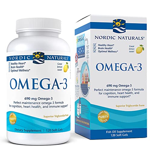 Nordic Naturals Omega-3, 690 Mg De Limón - 120 Cápsulas Blandas 120 Unidades 210 g