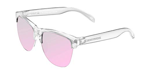 NORTHWEEK Gravity Lewis - Gafas de Sol para Hombre y Mujer, Translúcido/Rosa