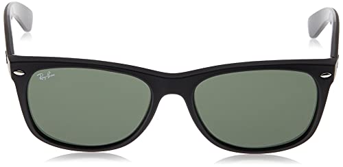 Occhiali da sole Uomo Donna Ray Ban 2132 New Wayfarer 622 Nero Squadrati Verdi