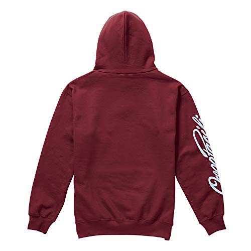 Ocean Pacific Full Op Capucha, Rojo (Burgundy Smoke Blue), Small para Hombre