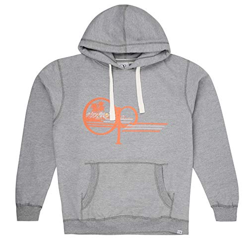 Ocean Pacific Palm Lines Hoodie Sudadera con Capucha, Calor Gris, Medium para Hombre