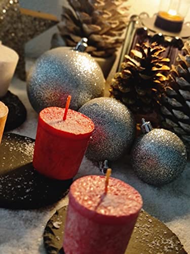 ONE GOODLIFE | Juego de regalo de velas aromáticas – Juego de velas como regalo | 10 unidades de velas de cera de estearina – Color negro | velas aromáticas para Navidad o para aromaterapia | (opio)